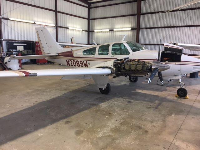 Rebuilt engines 1966 Beechcraft Baron C55 aircraft