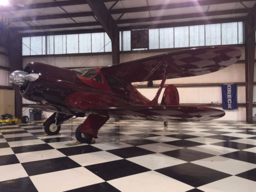 Restored 1944 Beechcraft G17S Staggerwing Aircraft
