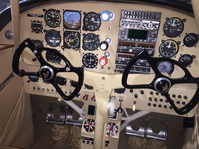 Restored 1944 Beechcraft G17S Staggerwing Aircraft