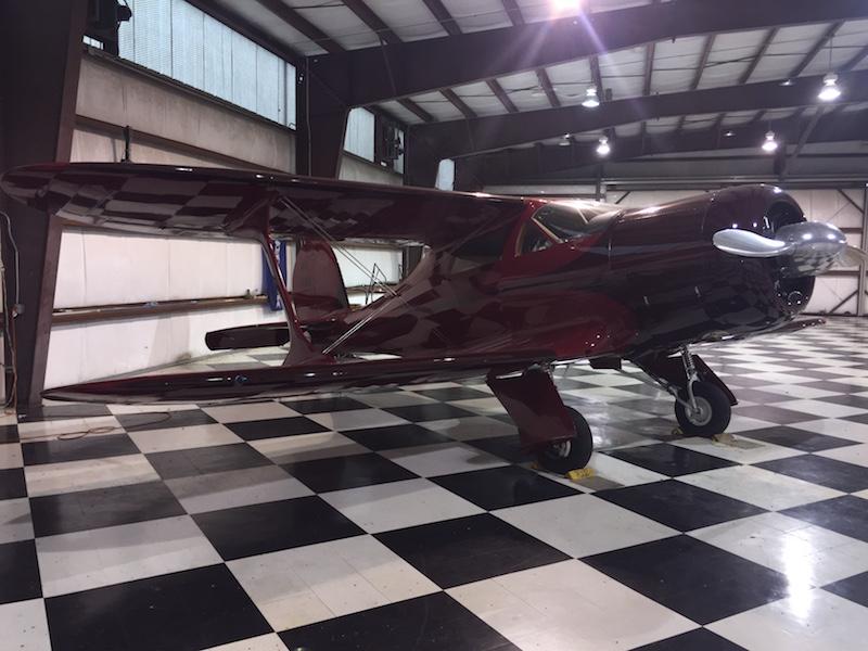 Restored 1944 Beechcraft G17S Staggerwing Aircraft