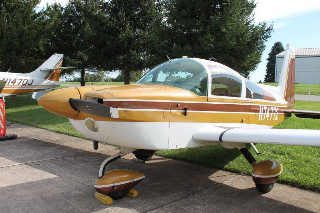 mini restoration 1976 Grumman Tiger AA 5B aircraft