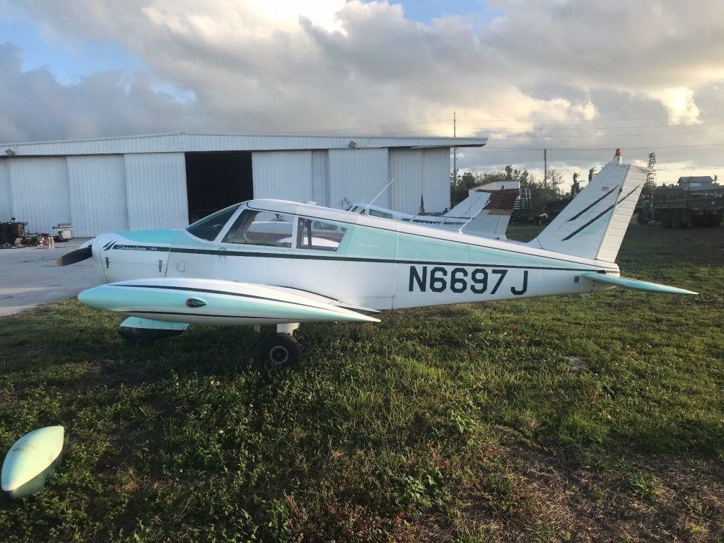 repaired damage 1968 Piper Cherokee PA-28-140 aircraft