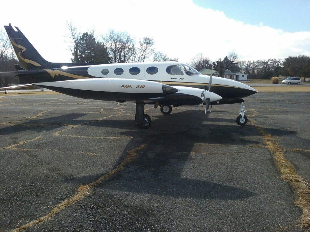 loaded 1972 Cessna 340 aircraft