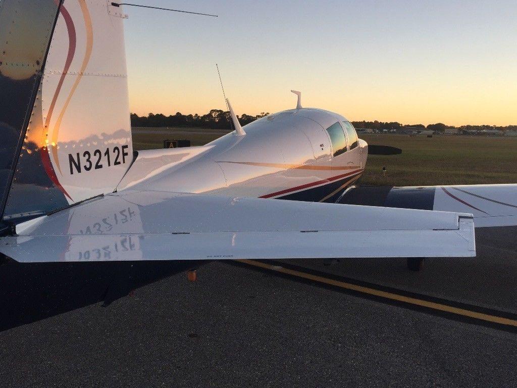 new paint 1967 Mooney M20 E Super 21 aircraft