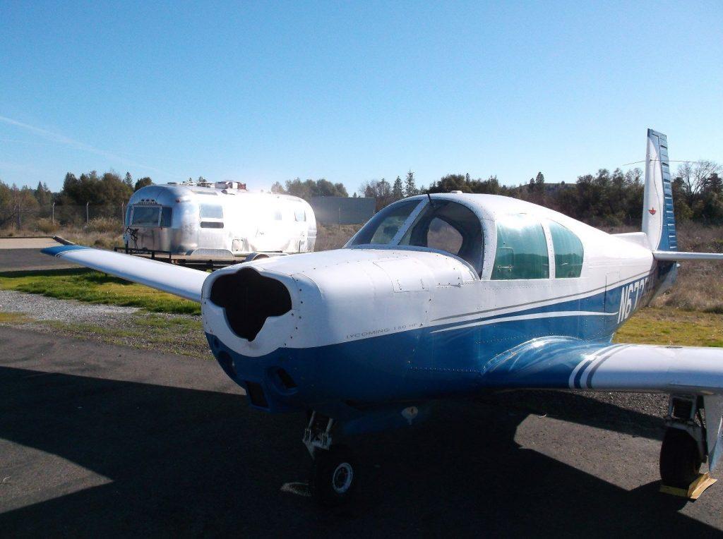 nice paint 1963 Mooney M20c aircraft