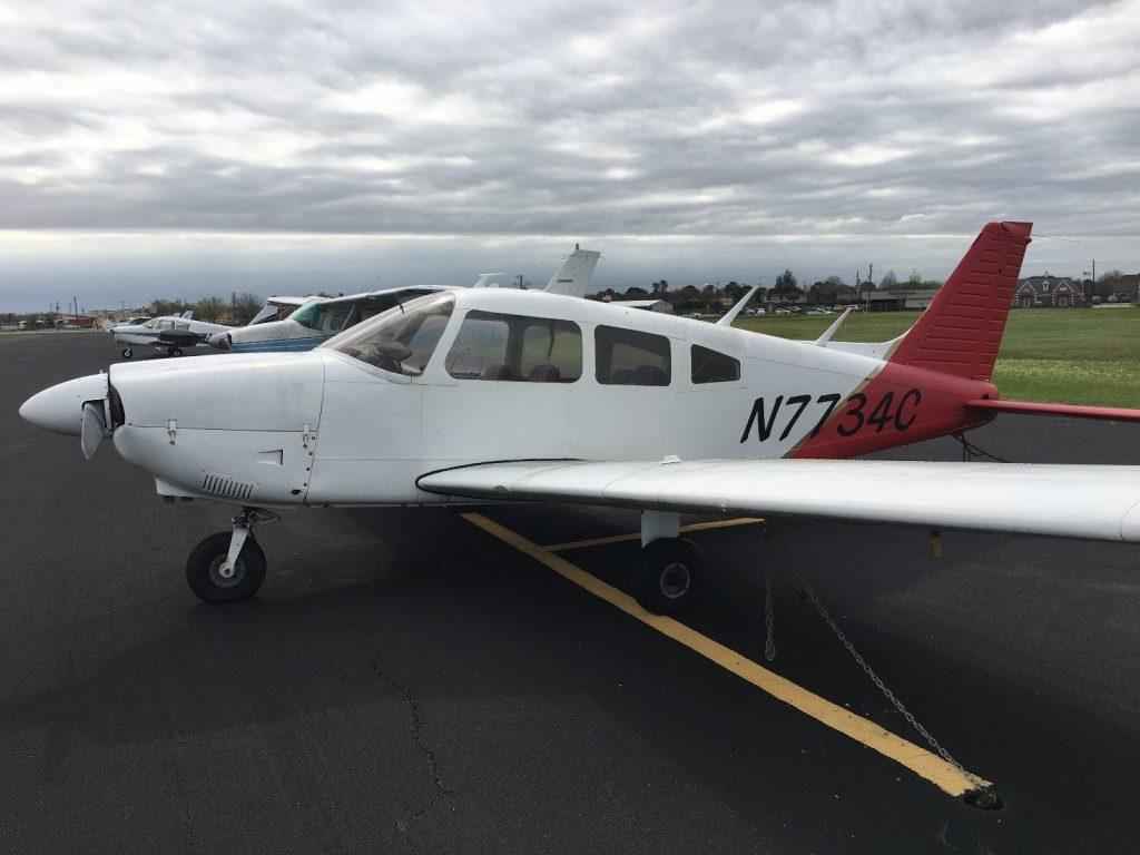 surface rust 1975 Piper Archer II PA28 aircraft