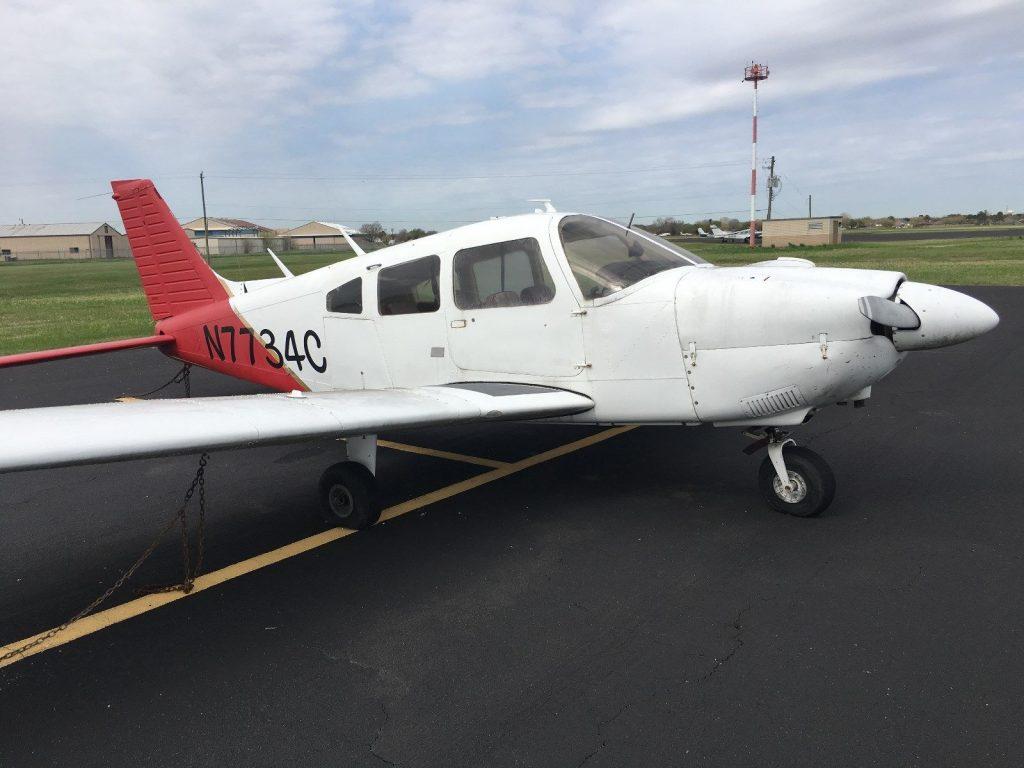 surface rust 1975 Piper Archer II PA28 aircraft