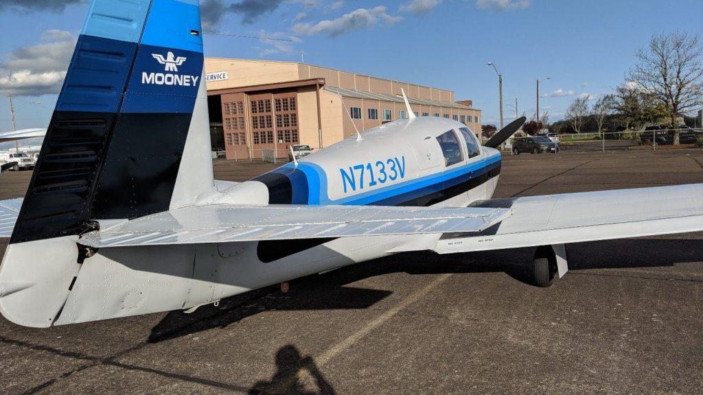 perfect shape 1974 Mooney M20C aircraft