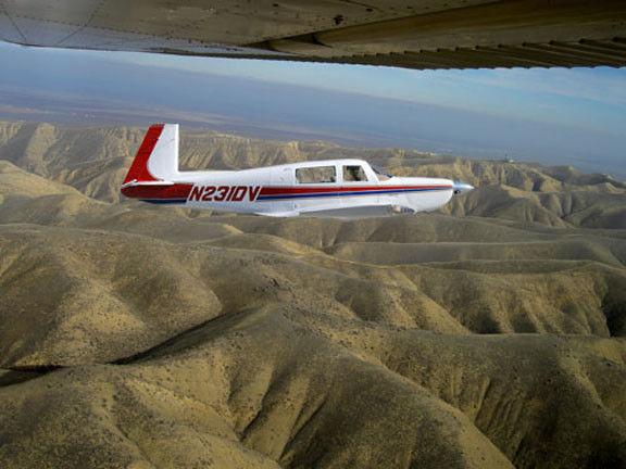 hangared 1979 Mooney 231 Rocket aircraft