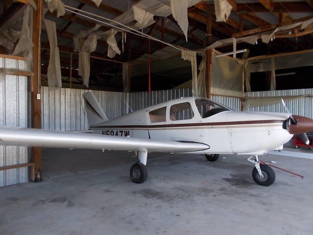 light 1965 Piper Cherokee 160c aircraft