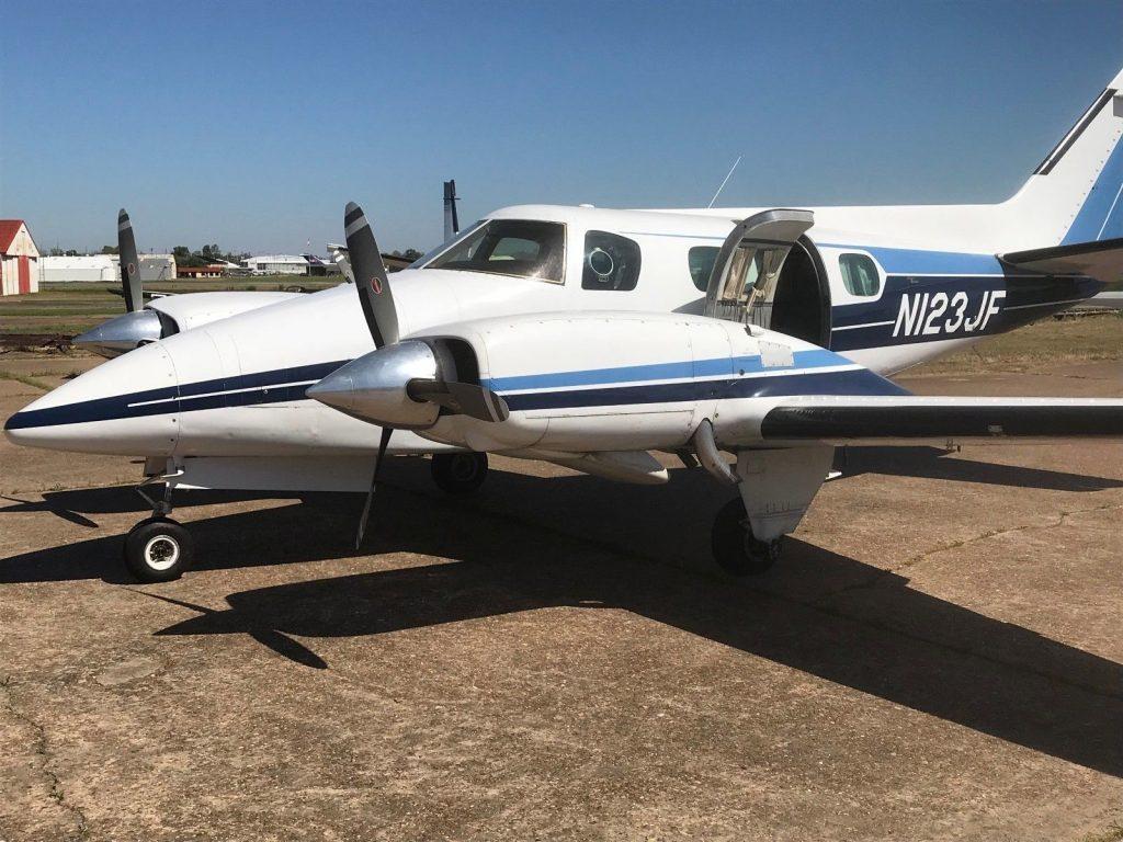 updated panel 1974 Beech B 60 Duke aircraft