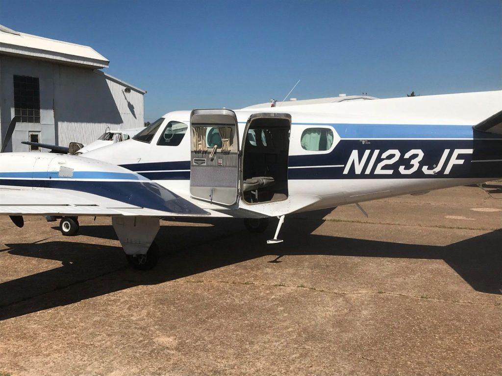 updated panel 1974 Beech B 60 Duke aircraft