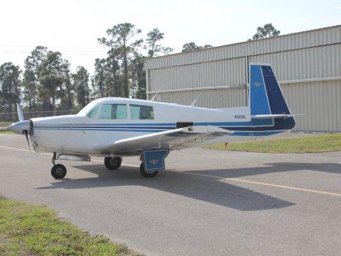 older repaint 1965 Mooney M20 C aricraft for sale