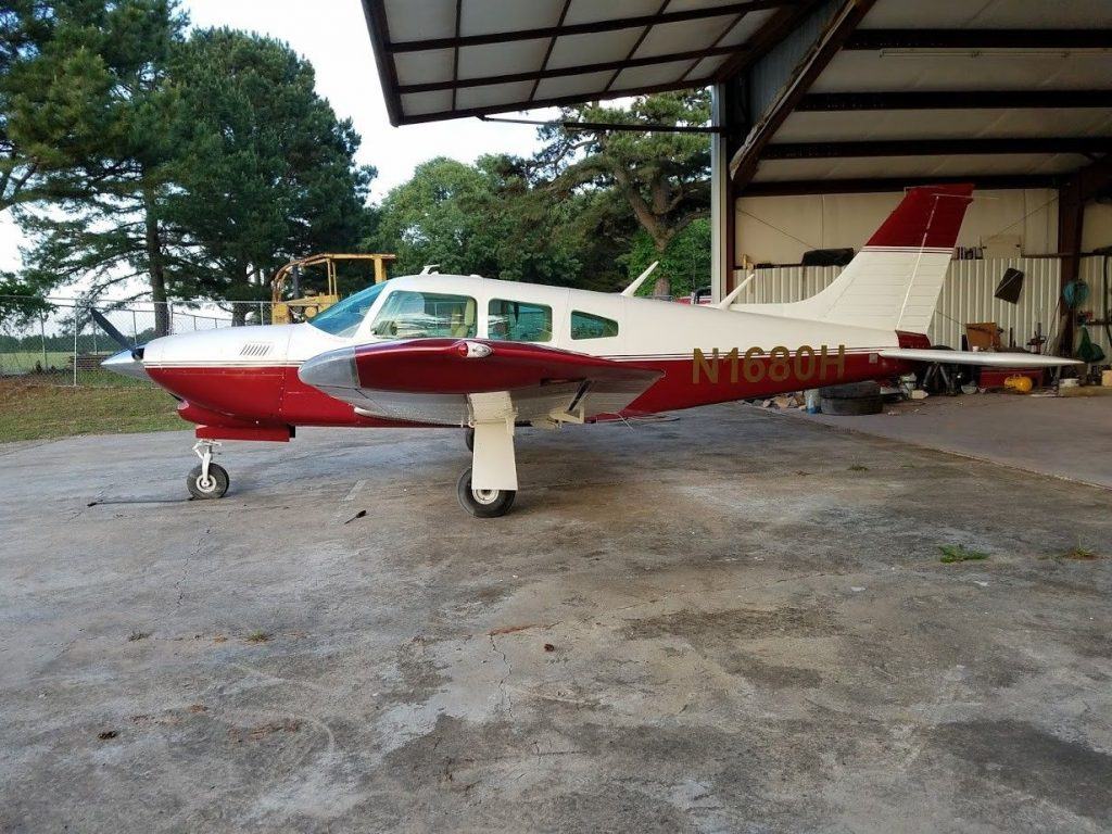 new paint 1977 Piper Turbo Arrow aircraft