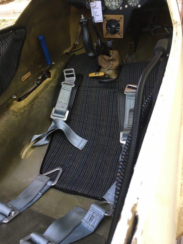 parachute equipped 1970 Libelle 201B sail plane