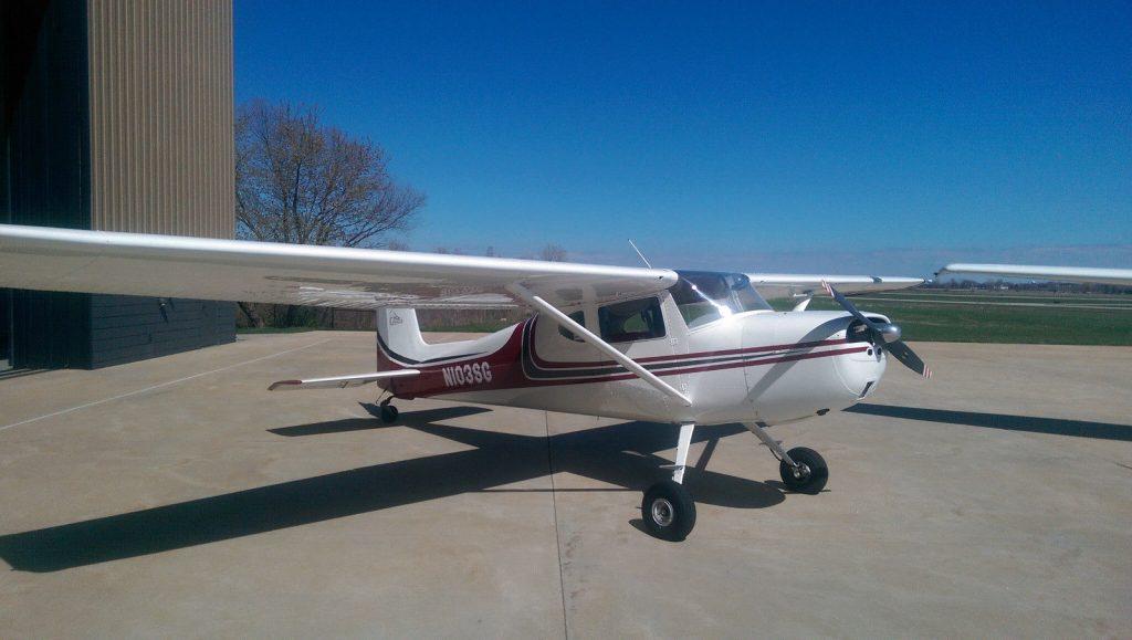 hangared 1958 Cessna 150 Tailwheel Conversion aircraft