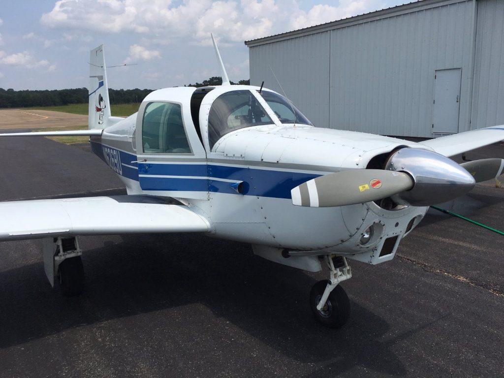 hangared 1962 Mooney M20C Mark 21 Ranger aircraft