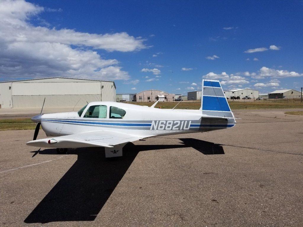 minor damage 1963 Mooney M20C aircraft