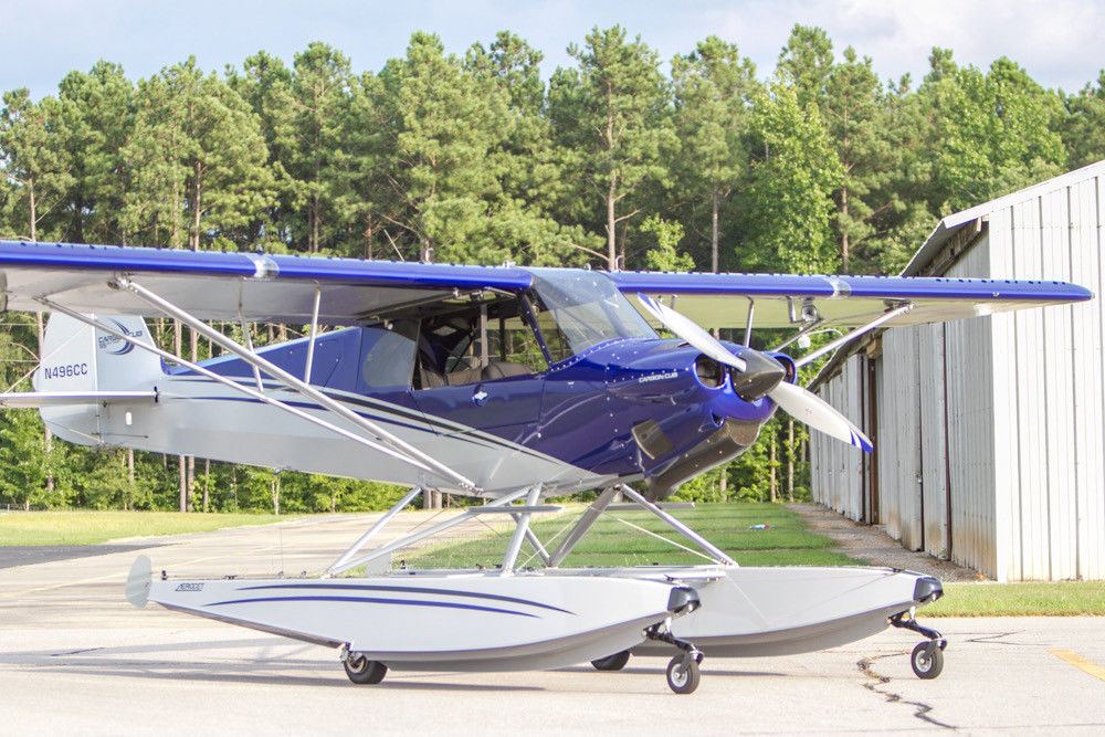 beautiful 2014 Cubcrafters Carbon Cub CC11 160 Amphibious aircraft