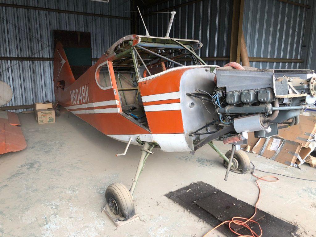 vintage 1947 Stinson Voyager 108 project aircraft