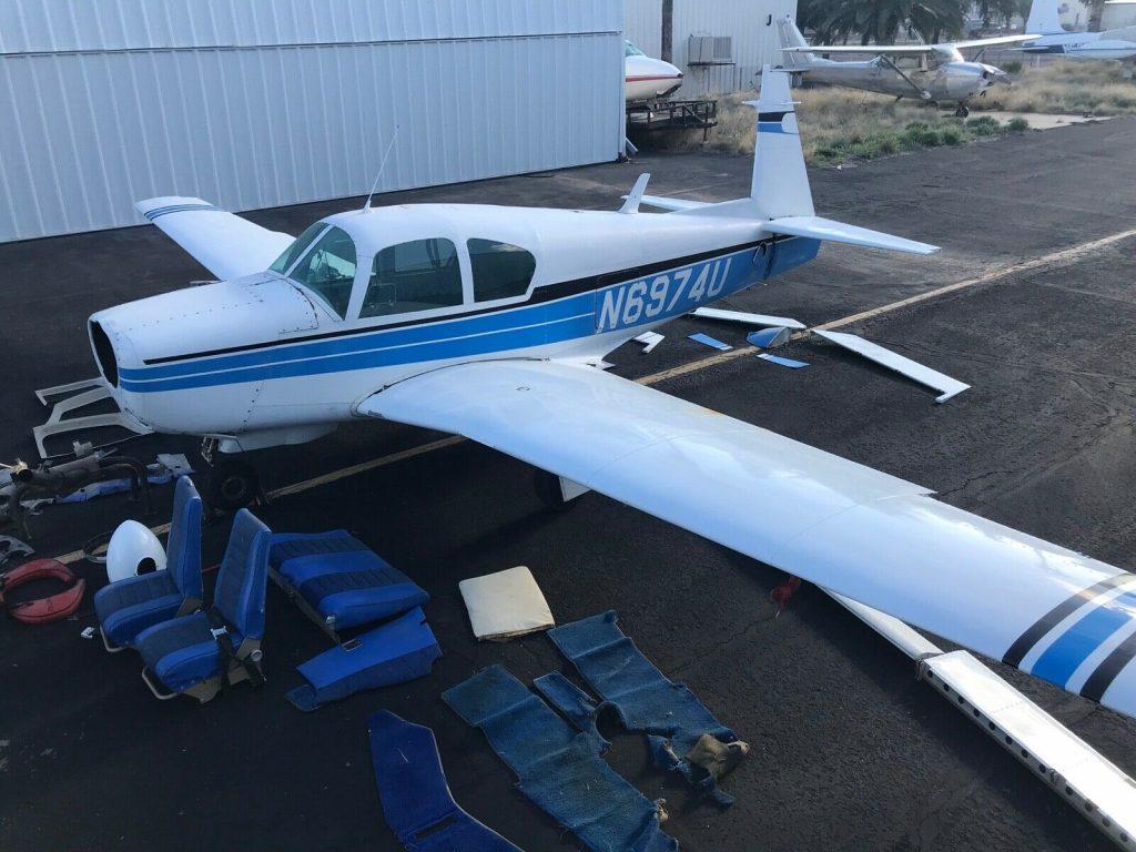 Undamaged 1964 Mooney M20E Project Aircraft