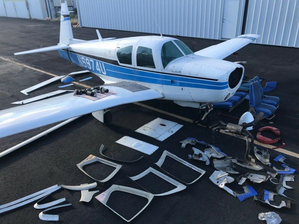Undamaged 1964 Mooney M20E Project Aircraft