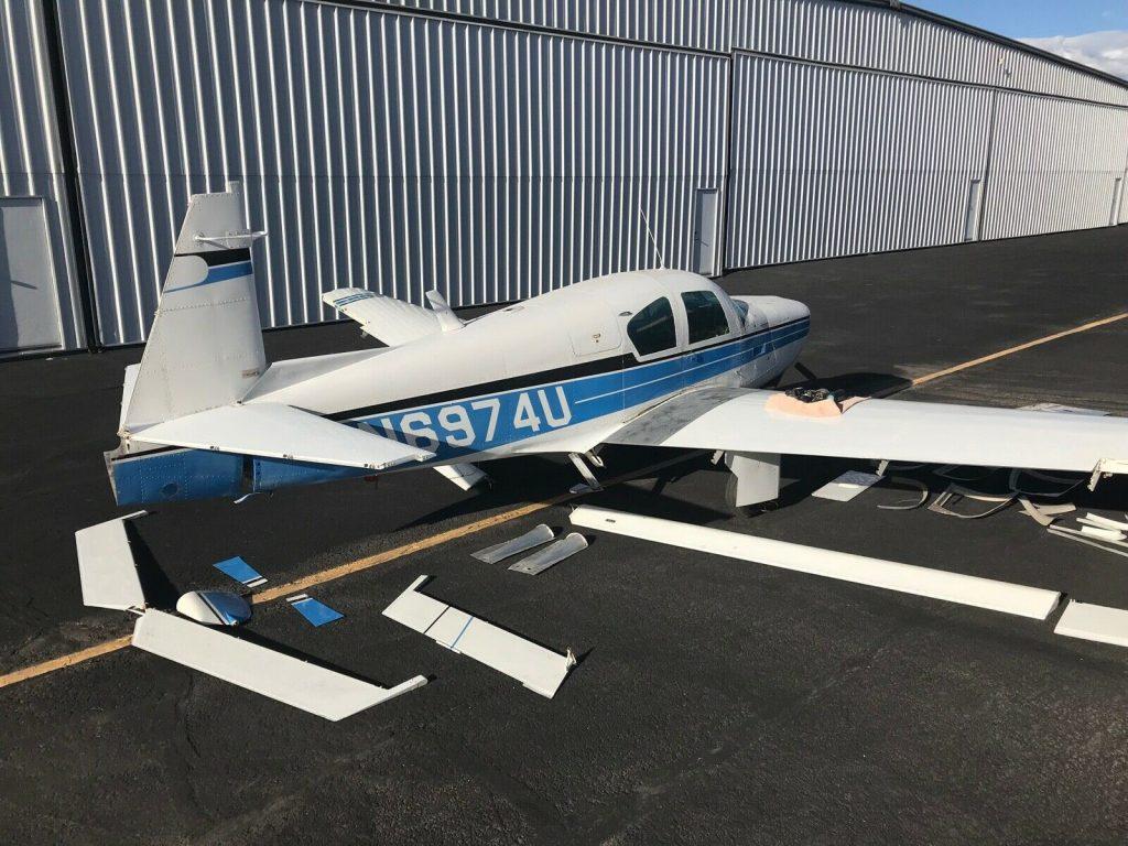 Undamaged 1964 Mooney M20E Project Aircraft