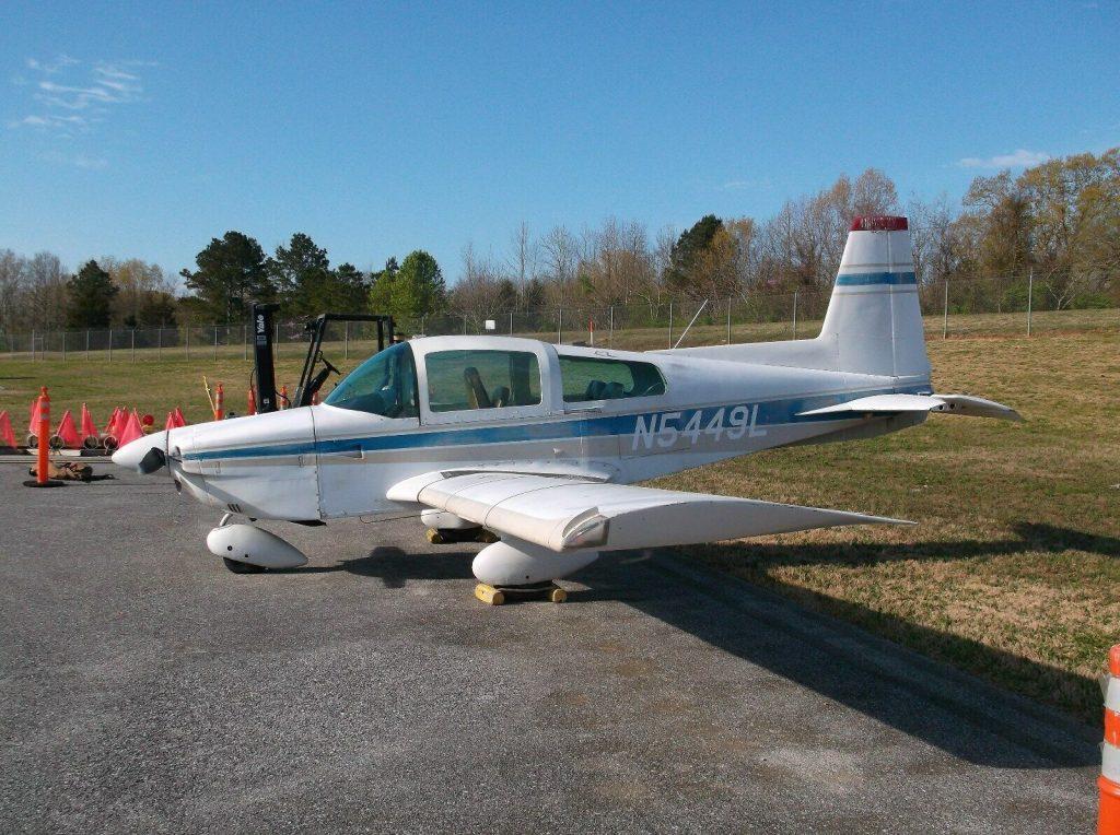 light front damage 1974 Grumman AA 5 aircraft
