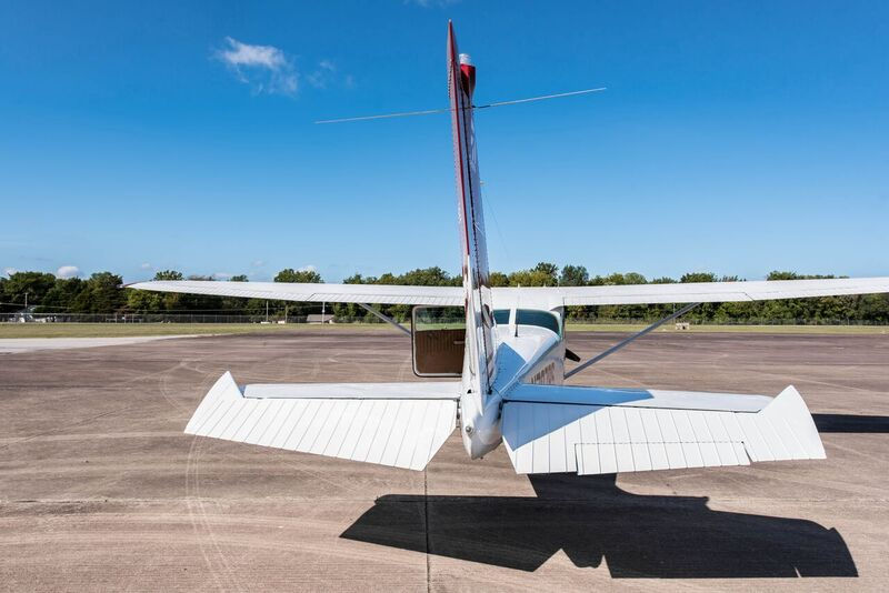 new paint 1962 Cessna 180 aircraft