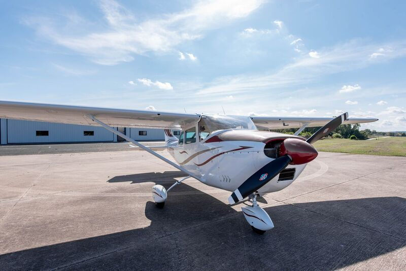 new paint 1962 Cessna 180 aircraft