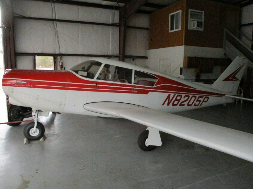 damaged 1963 Piper PA 24 180 Comanche aircraft