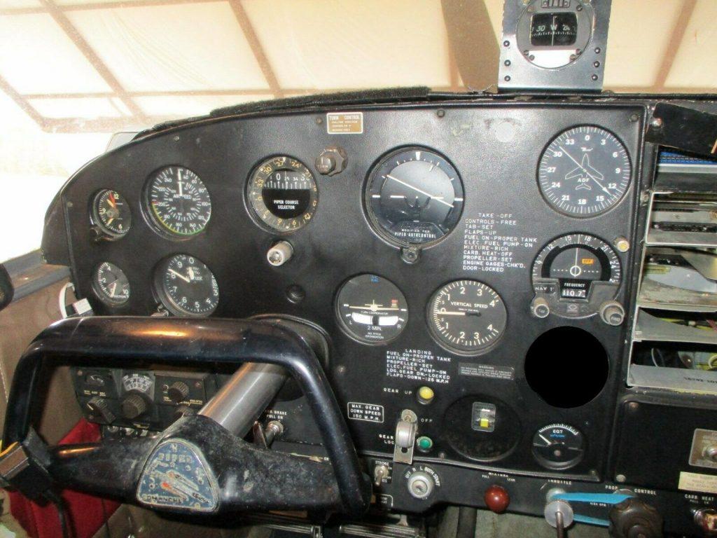 damaged 1963 Piper PA 24 180 Comanche aircraft
