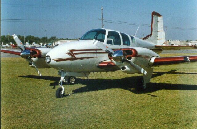 well serviced 1958 Beechcraft 95 Travel Air aircraft