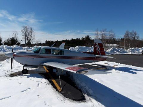 damaged 1982 Mooney M20J Aircraft for sale