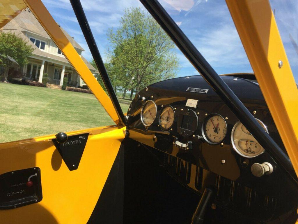 restored 1947 Piper J 3 aircraft