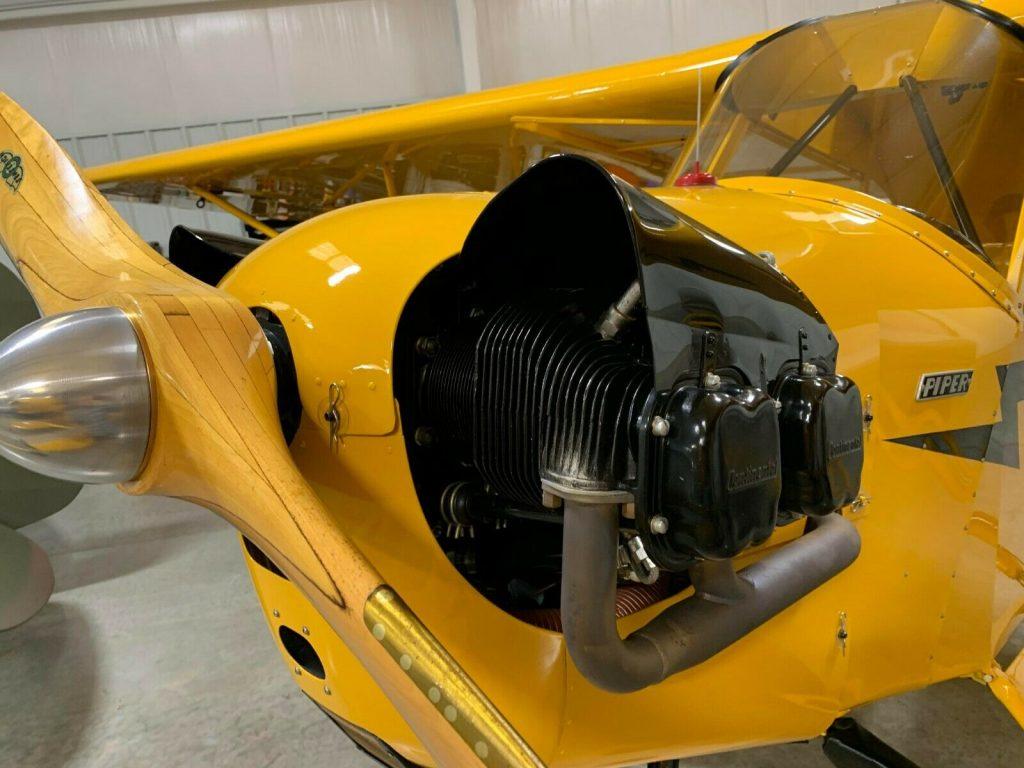 restored 1947 Piper J 3 aircraft