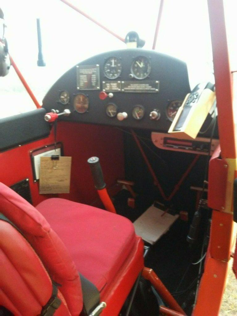 restored 1947 Piper PA 12 Super Cruiser aircraft