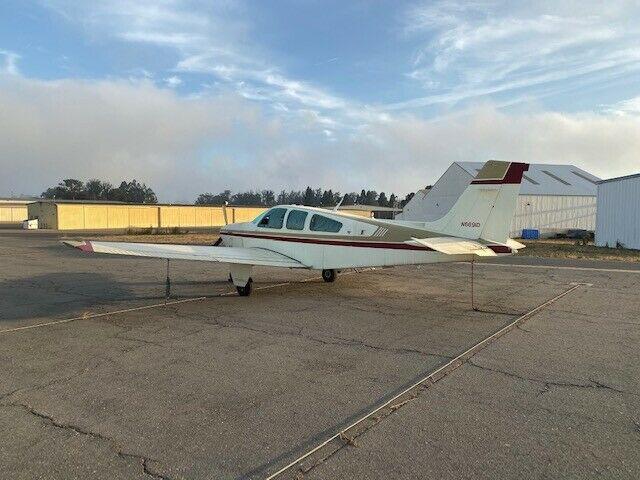 damaged 1980 Beech F33A Bonanza aircraft