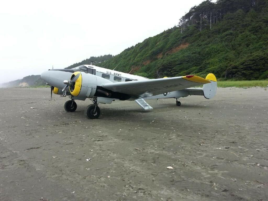 rebuilt 1953 Beechccraft C45H Twin Beech 18 aircraft