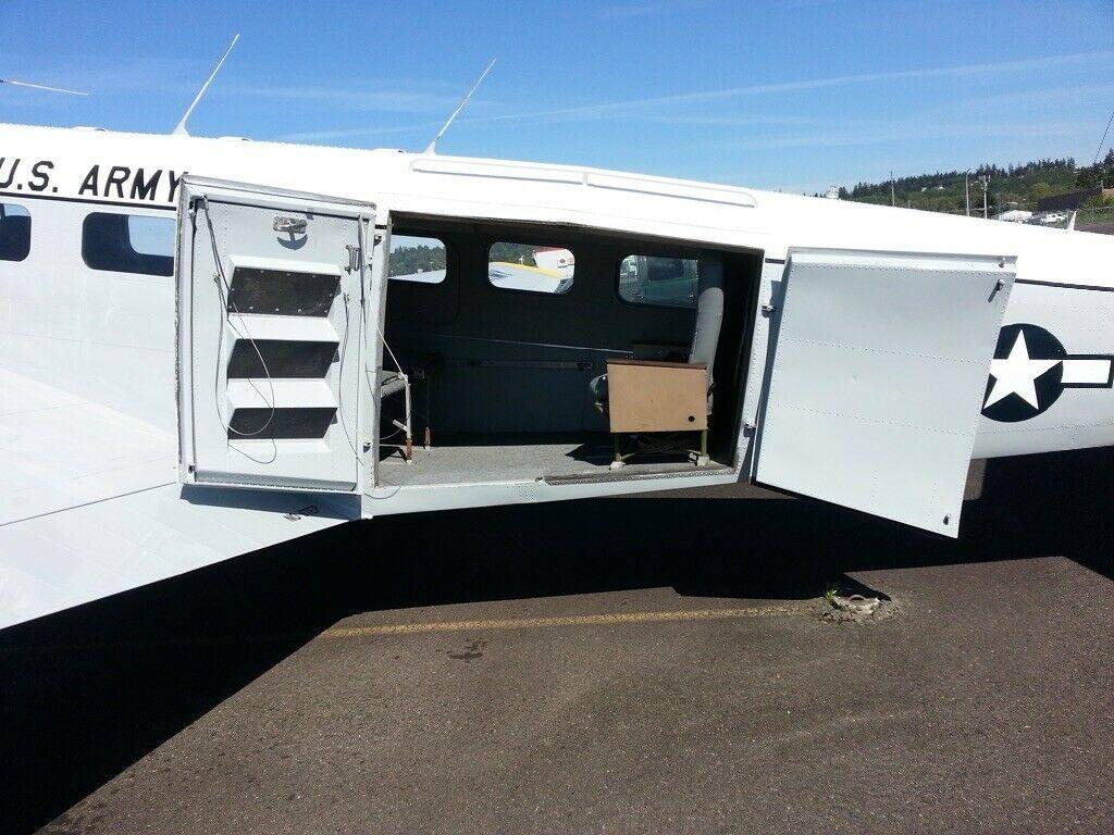 rebuilt 1953 Beechccraft C45H Twin Beech 18 aircraft