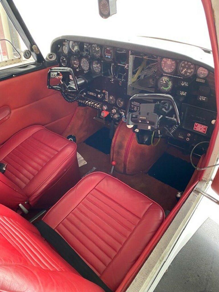 damaged 1965 Piper Comanche 400 aircraft