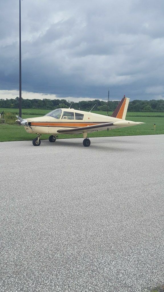 hangared 1964 Piper Cherokee PA28 140 aircraft