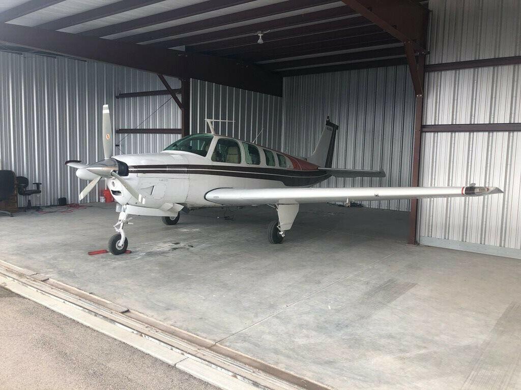 hangared 1978 Beechcraft A36 Bonanza aircraft