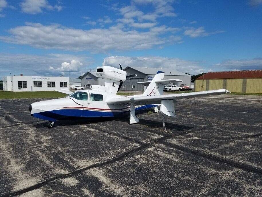 crashed 1983 Aerofab Lake LA4 aircraft