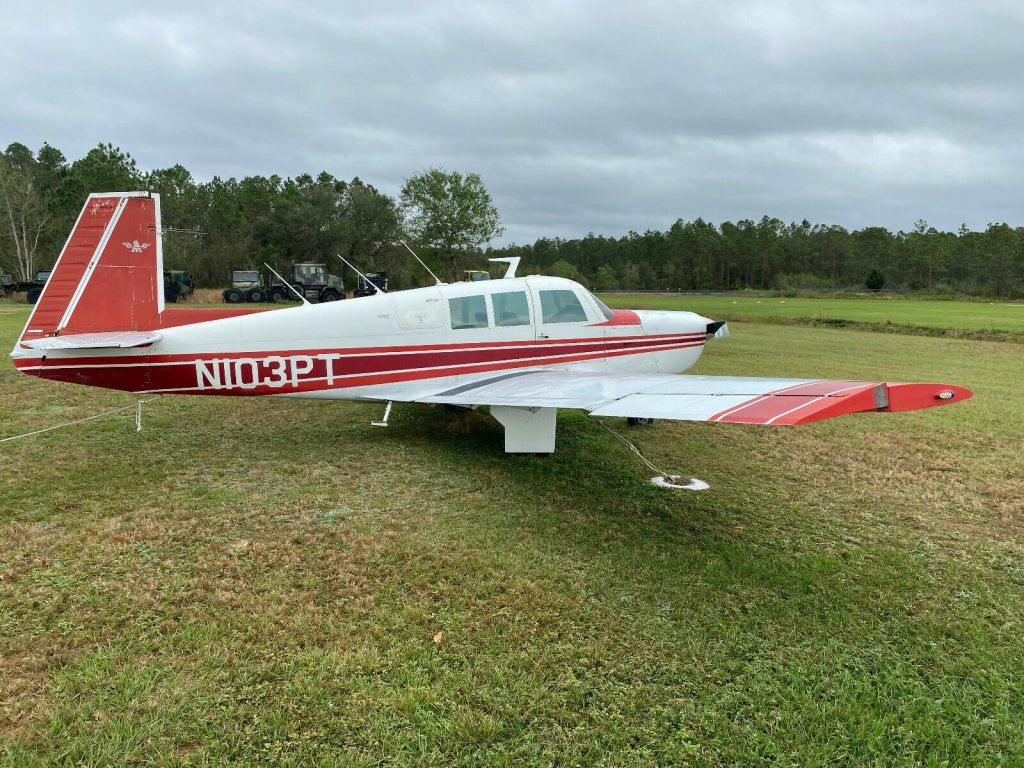 light damage 1975 Mooney M20f aircraft