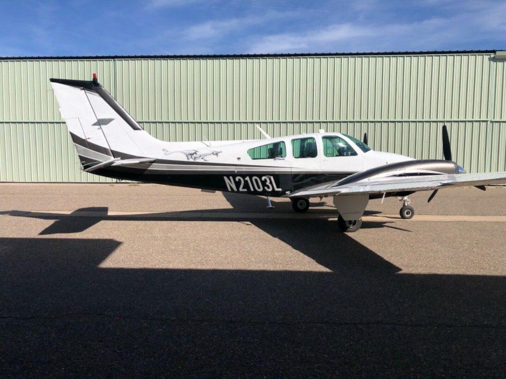 1977 Beechcraft Baron B95-55 aircraft [freshly checked and loaded]