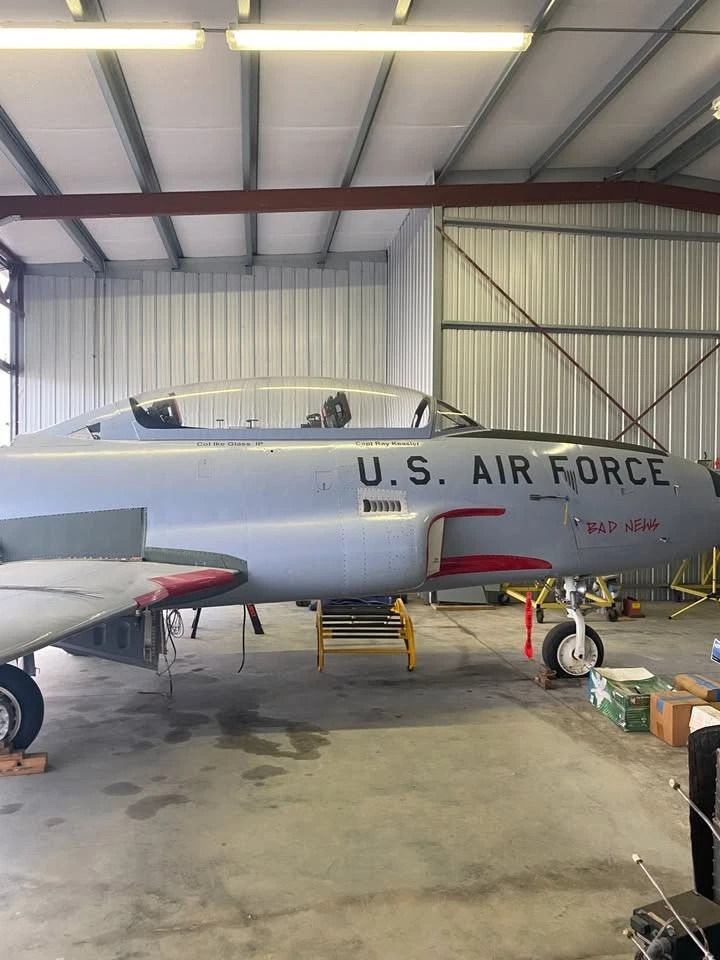 Non Flying Airplane Project Lockheed T-33a Allison Jet Turbine Engine