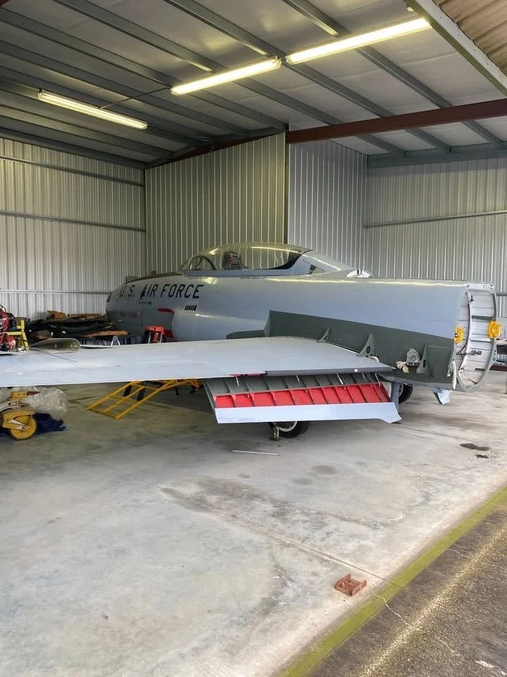 Non Flying Airplane Project Lockheed T-33a Allison Jet Turbine Engine