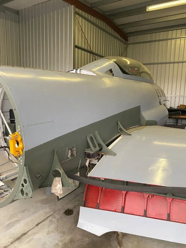 Non Flying Airplane Project Lockheed T-33a Allison Jet Turbine Engine