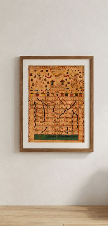 gyan chaupar on wall